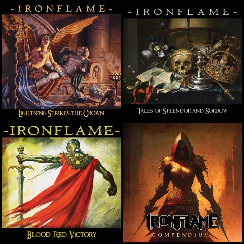 Image of IRONFLAME [4 CD PACKAGE DEAL]