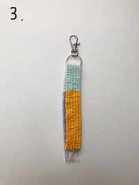 Image 4 of Woven Wristlet Keyring