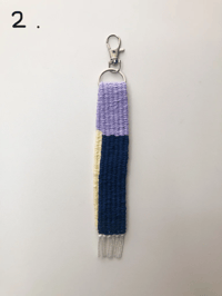 Image 3 of Woven Wristlet Keyring