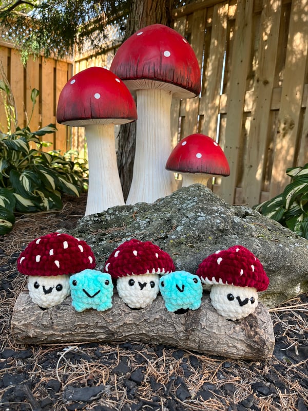 Image of Mushroom Crochet Plushies