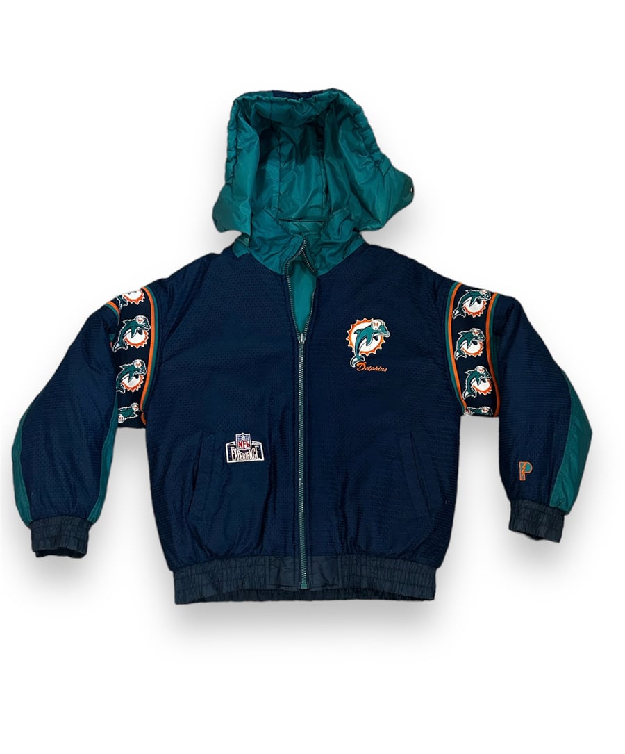 Image of Vintage (Pro-Line) tag Maimi Dolphins Jacket