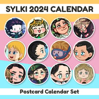 [PREORDER] Sylki 2024 postcard calendar set
