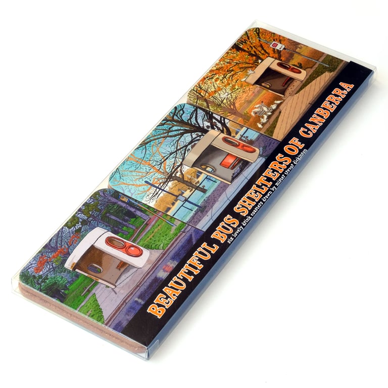 A Set of Six Beautiful Bus Shelter Coasters Image 5