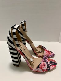 Image 1 of Mixed Print Heels - Size: 6.5