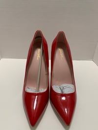 Image 1 of Red Patent Leather Heels - Size: 11