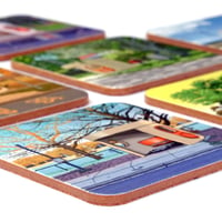 Image 3 of A Set of Six Beautiful Bus Shelter Coasters