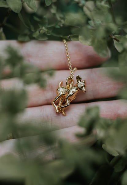 Image of FALINE PENDANT | Sterling Silver & 24ct Gold Vermeil 