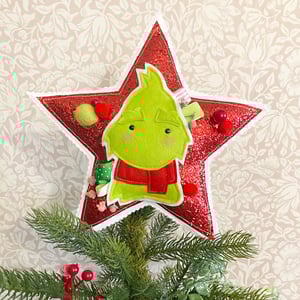 Image of Grinch Tree Topper