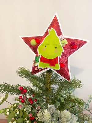 Image of Grinch Tree Topper