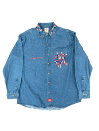 Image 1 of Blue Collar Work Shirt Size L