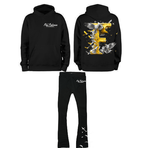 Image of Stacked Hoodie Set 