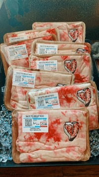 Image 1 of Embroidered Meat Shirt