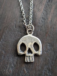 Image 1 of Little Skull silver pendant 
