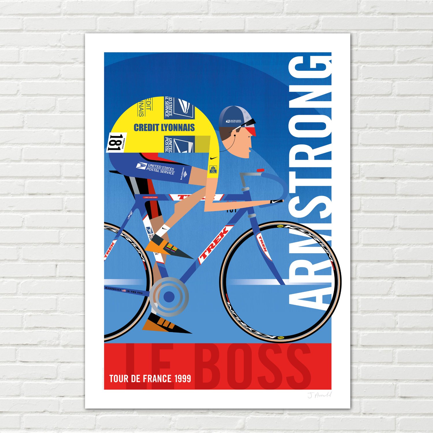 Lance Armstrong poster
