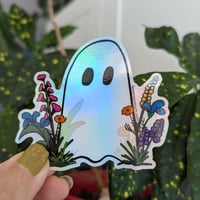 Image 1 of Garden Ghost Sticker