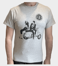 The Circles Scooter T-shirt (Light Grey)