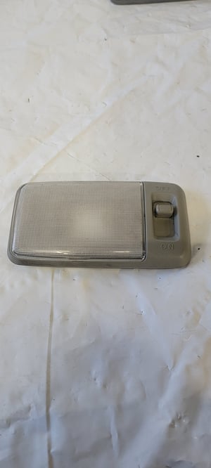 Image of 90-01 ACURA INTEGRA 2D - REAR - DOME MAP READING LIGHT LAMP - GRAY - OEM #160