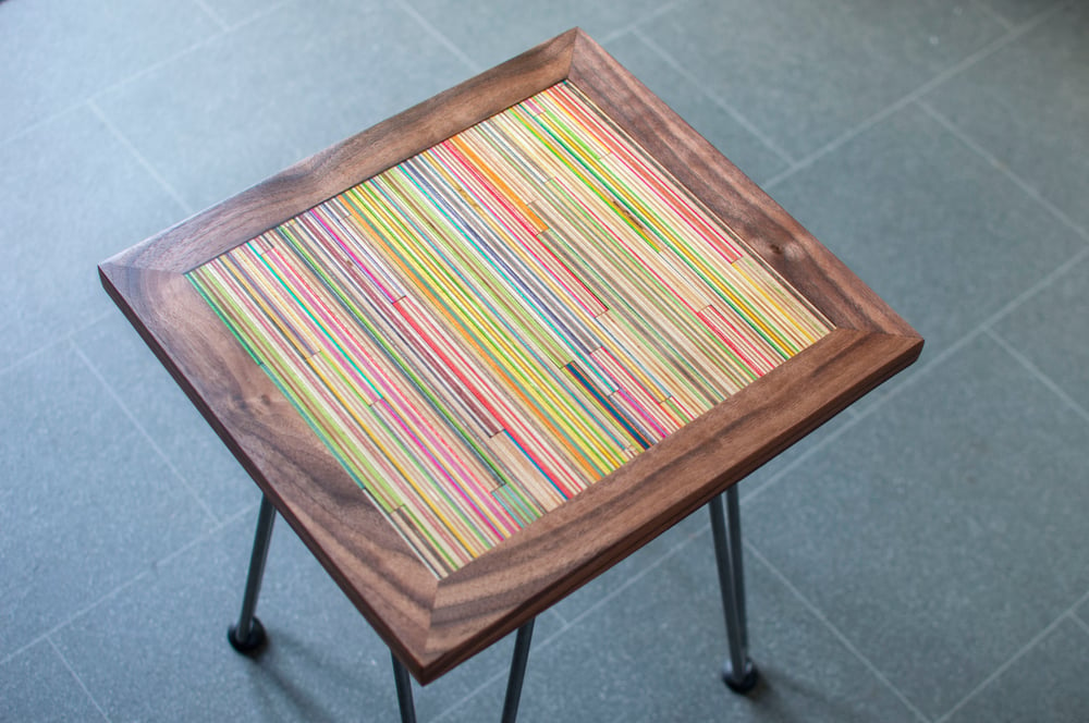 Image of Small Pressed Skateboard Side Table