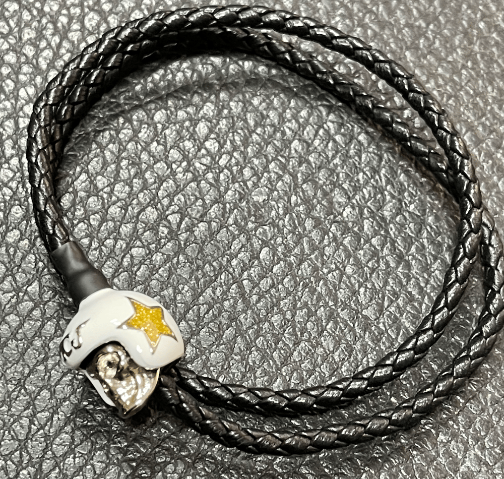 Image of Helmet White with gold star