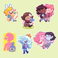 Image 1 of Fionna and Cake Stickers