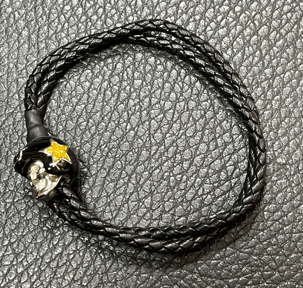 Image of Helmet Black with Gold star