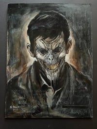 Image 1 of Psycho Norman Bates - Oil Painting 