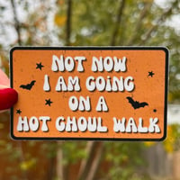 Image 2 of Hot Ghoul Walk Sticker