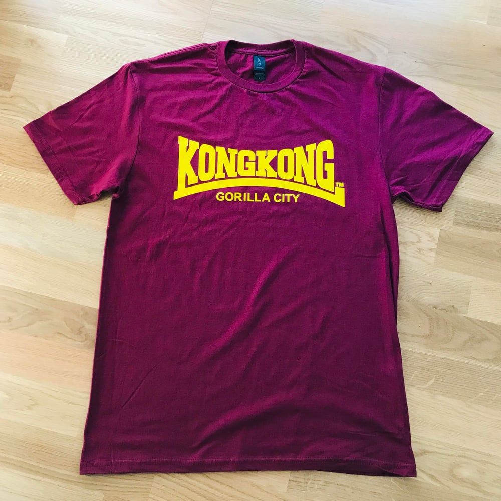 T-shirt - Small - Kong Kong Gorilla City (Cherry Red or Yellow)