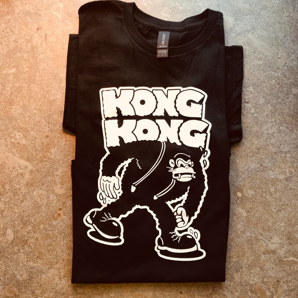 T-shirt - 2XL, 3XL, 4XL - Walking Gorilla (Black)