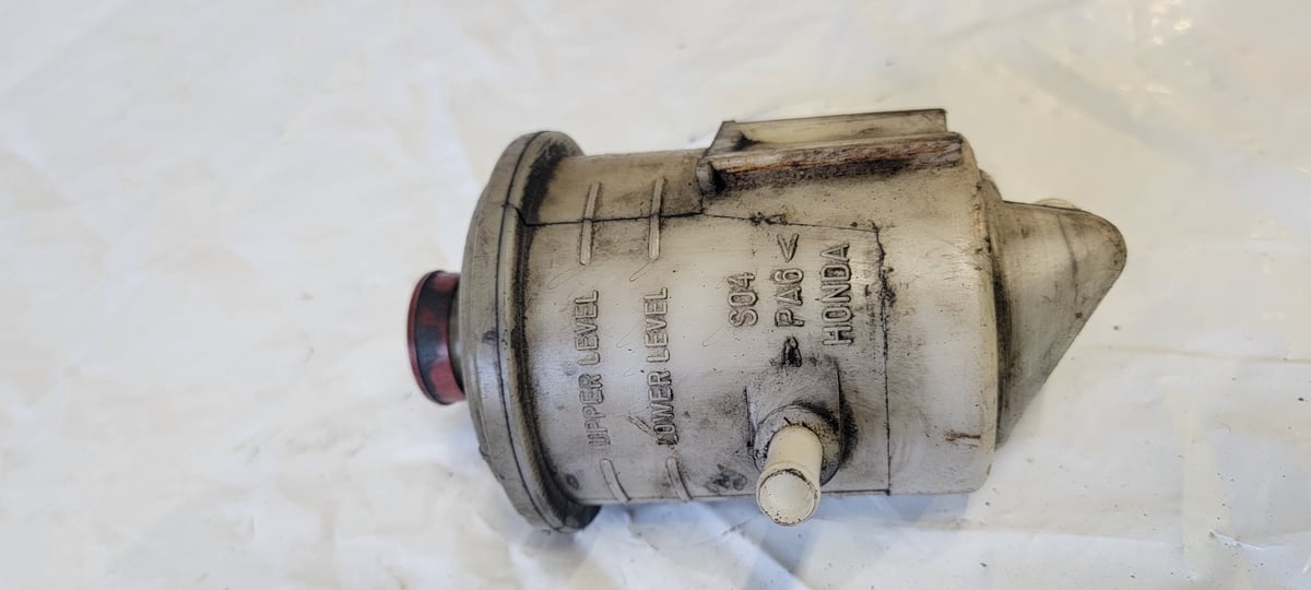 Image of 94-01 Acura Integra OEM power steering bottle reservoir tank w/ CAP DC2 B18C