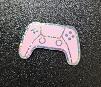 Image 2 of Glittery Controller Vinyl Sticker Indoor & Outdoor Use