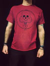Ritual Death limited handprinted red sigil t-shirt