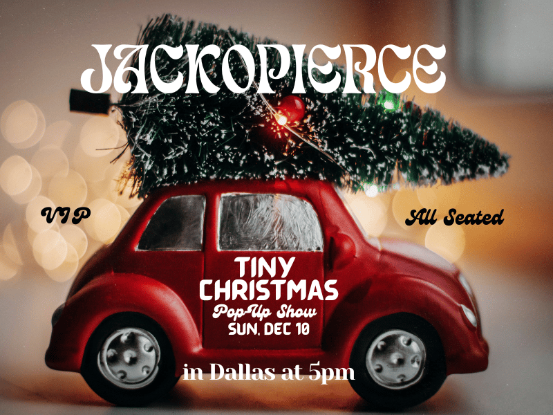 Image of Jackopierce "Tiny Christmas" VIP Pop-Up Show Dec 10, 2023 