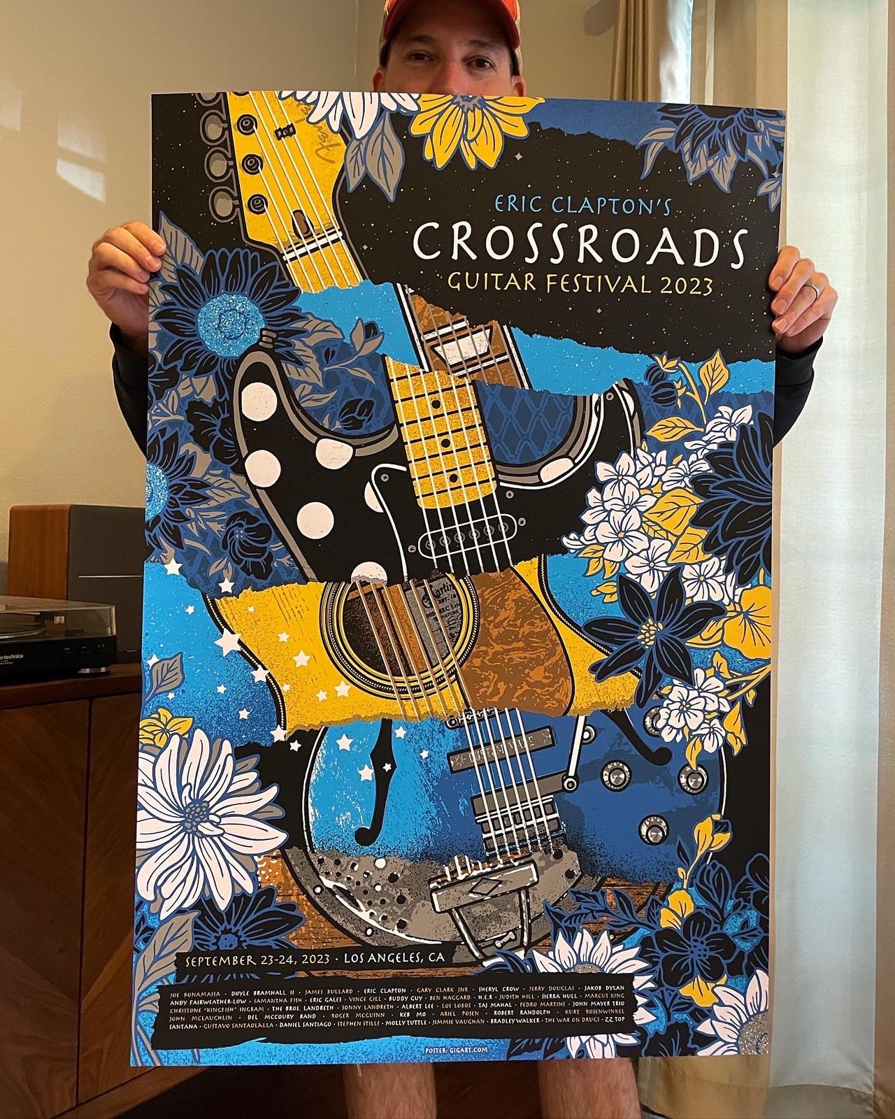 GIGART — Eric Clapton Crossroads Guitar Festival 2023