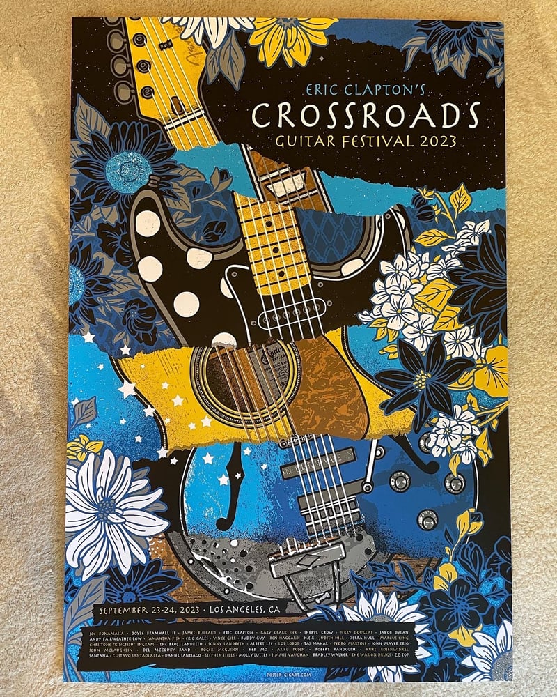 GIGART Eric Clapton Crossroads Guitar Festival 2023 gigart-eric-clapton-crossroads-guitar-festival-2023
