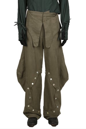 Image of ÆNRMÒUS - Panel Pants (Green)