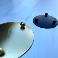 Image 4 of Iron Plate Candle Holder (Choose Color and Size)