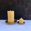 Iron Plate Candle Holder (Choose Color and Size)