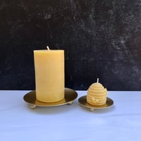 Image 1 of Iron Plate Candle Holder (Choose Color and Size)