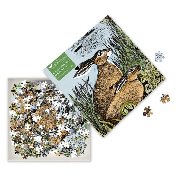 Angela Harding: Rathlin Hares 500 Piece Jigsaw Puzzle