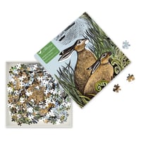 Image 2 of Angela Harding: Rathlin Hares 500 Piece Jigsaw Puzzle