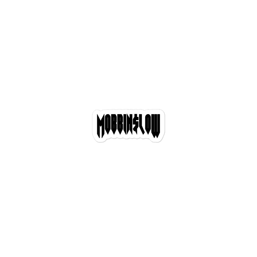 Image of Mobbinslow logo black and white stickers