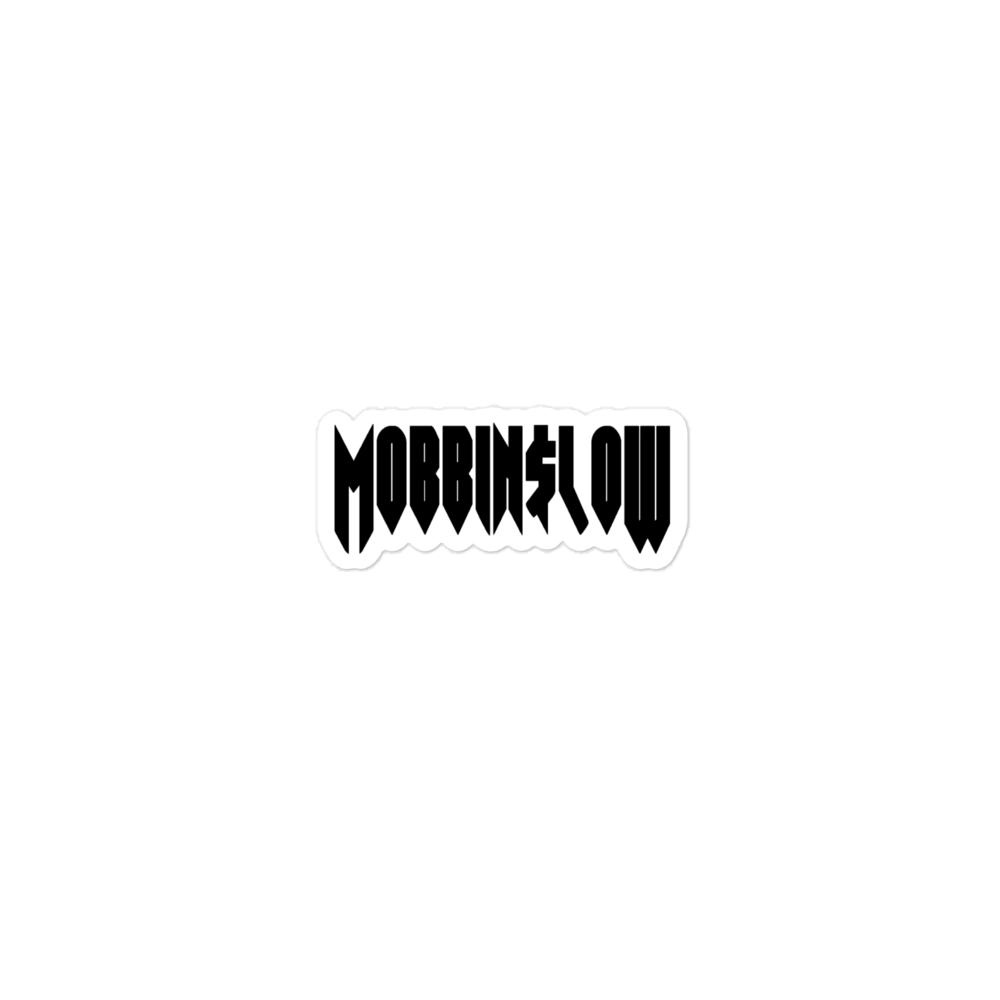 Image of Mobbinslow logo black and white stickers
