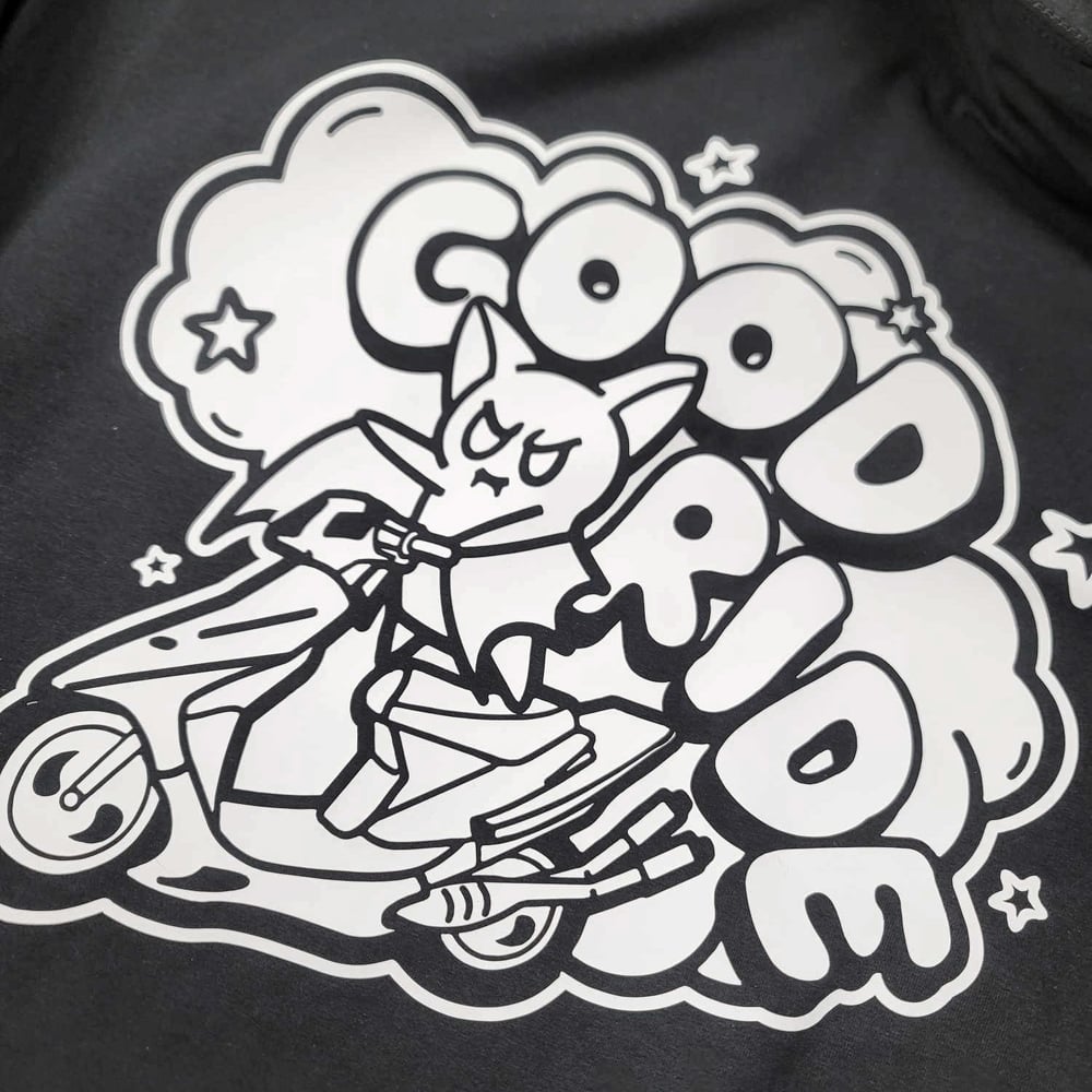 GOOD RIDE - Night Mascot T B/W