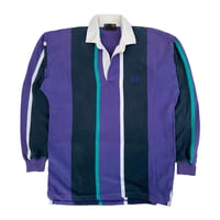 Image 1 of Vintage 90s Eddie Bauer Rugby Shirt - Purple