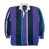 Vintage 90s Eddie Bauer Rugby Shirt - Purple