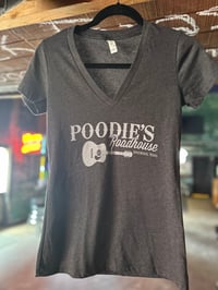 Image 1 of #5 Women's Charcoal Poodie's Logo