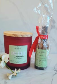 Image 2 of Gift set, Belle- Sampaguita-Jasmine 7.48 oz and 2 oz Room-Spray