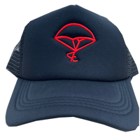Parachute Crew Hat (Blk/Red)