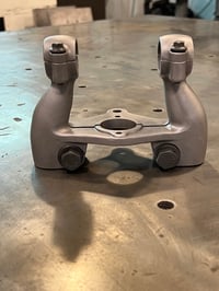 Image 1 of PCP narrow in-line springer fork top clamp / risers